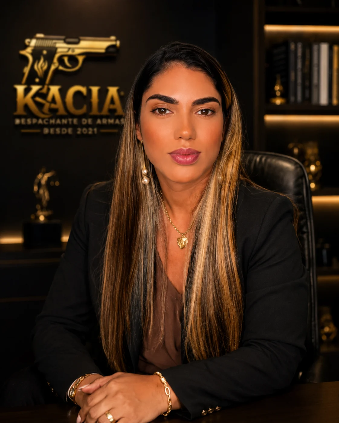 Kacia Miranda, especialista em processos documentais relacionados a armas